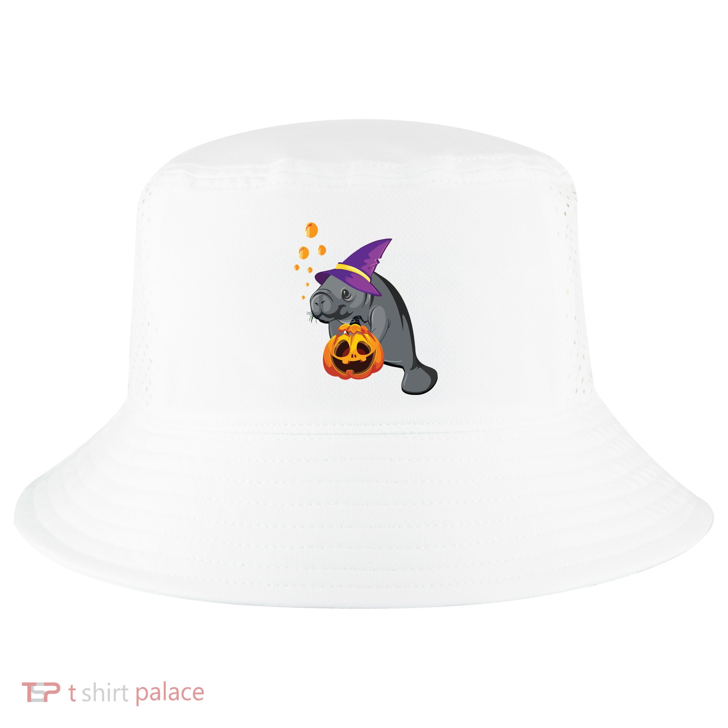 Lazy Halloween Costume Pumpkin Sea Cow Witch Hat Cool Comfort Performance Bucket Hat