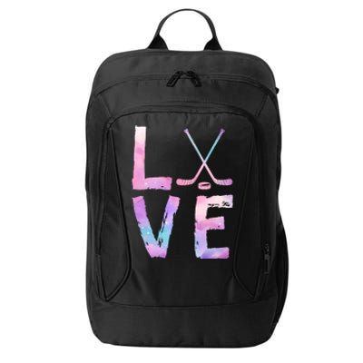 Love Hockey Color Design City Backpack