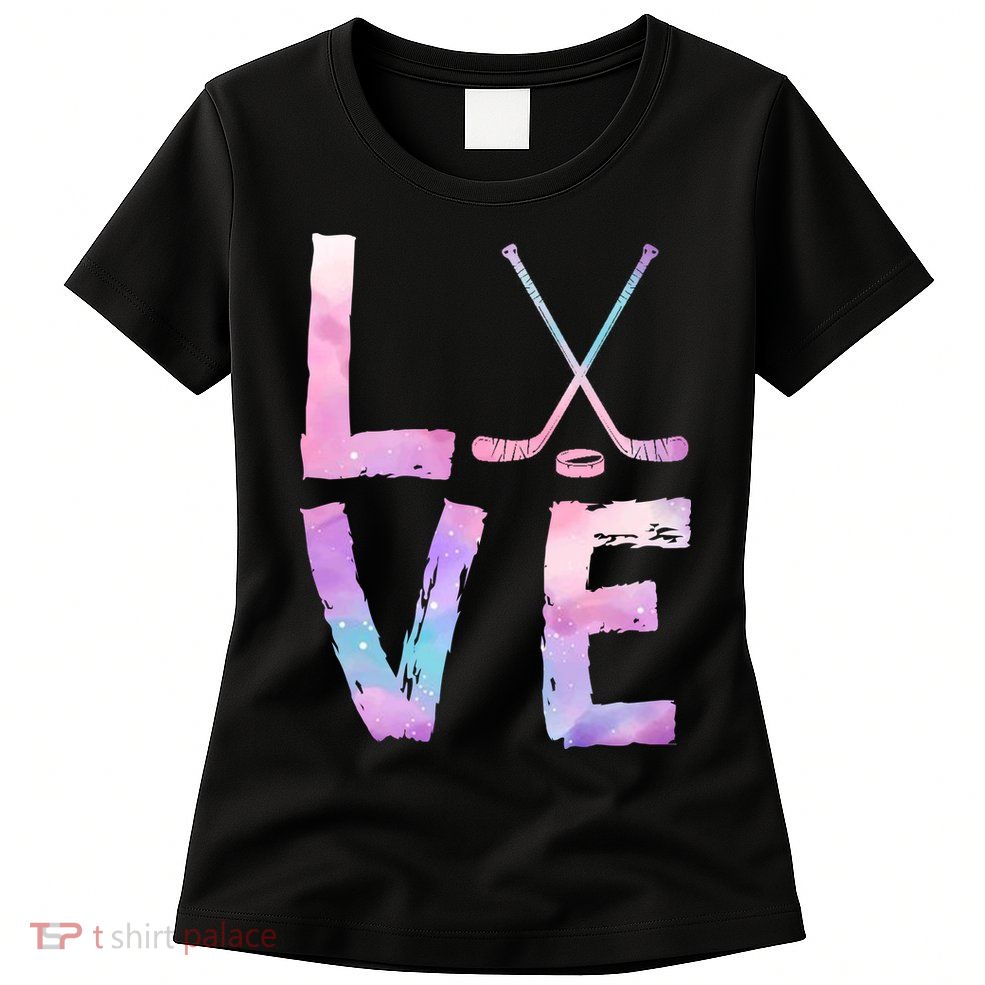 Love Hockey Color Design Women's T-Shirt