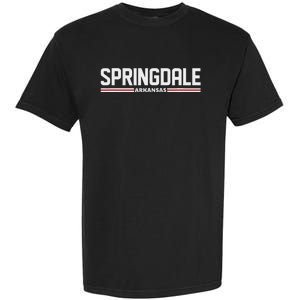 Loving Home City Springdale Arkansas Travel Garment-Dyed Heavyweight T-Shirt