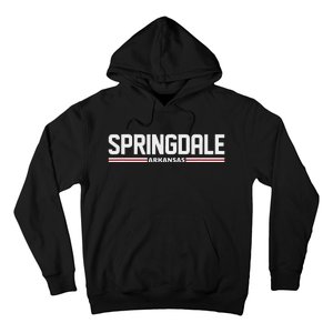 Loving Home City Springdale Arkansas Travel Hoodie