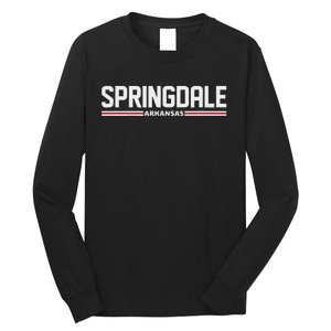 Loving Home City Springdale Arkansas Travel Long Sleeve Shirt