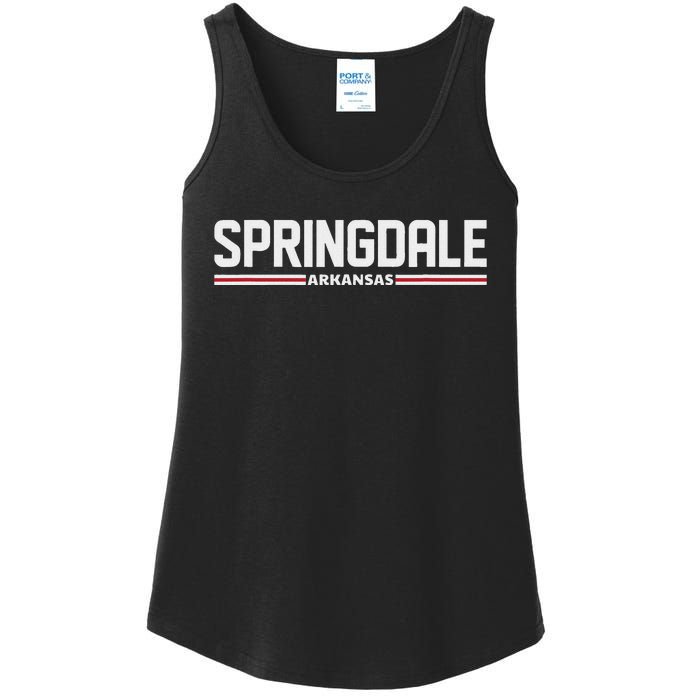 Loving Home City Springdale Arkansas Travel Ladies Essential Tank