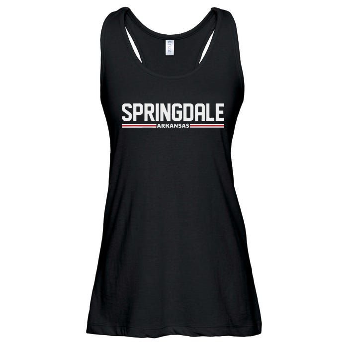 Loving Home City Springdale Arkansas Travel Ladies Essential Flowy Tank