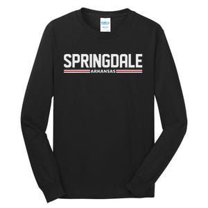 Loving Home City Springdale Arkansas Travel Tall Long Sleeve T-Shirt