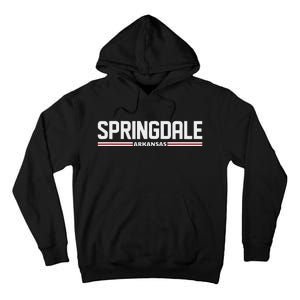 Loving Home City Springdale Arkansas Travel Tall Hoodie