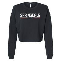 Loving Home City Springdale Arkansas Travel Cropped Pullover Crew