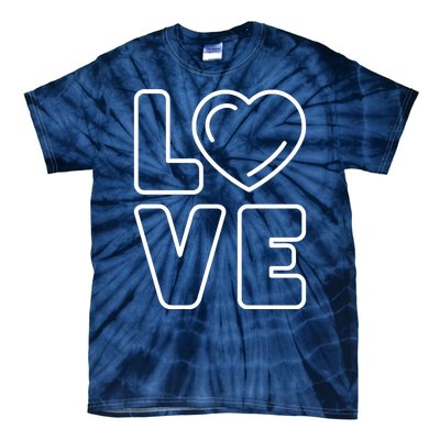 Love Heart Cute Romantic Gift Tie-Dye T-Shirt