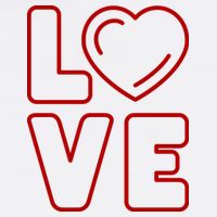 Love Heart Cute Romantic Gift Doggie Tank