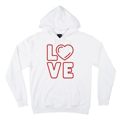 Love Heart Cute Romantic Gift Hoodie