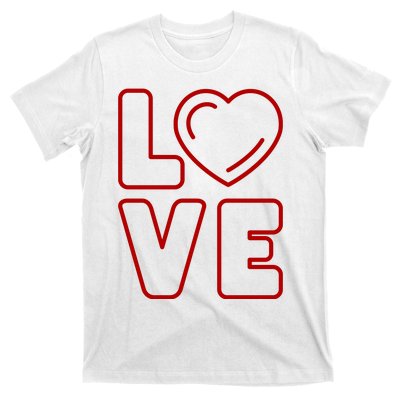 Love Heart Cute Romantic Gift T-Shirt