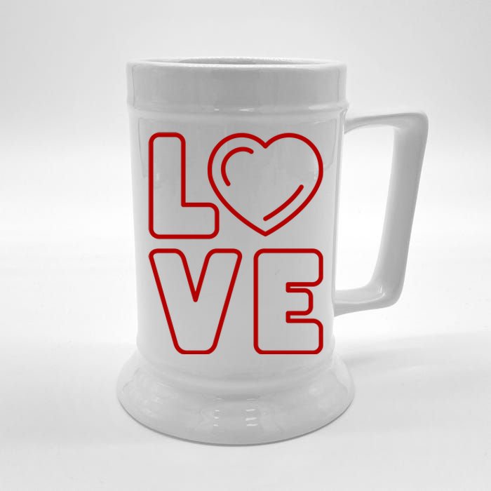 Love Heart Cute Romantic Gift Beer Stein