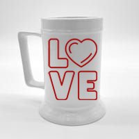 Love Heart Cute Romantic Gift Beer Stein