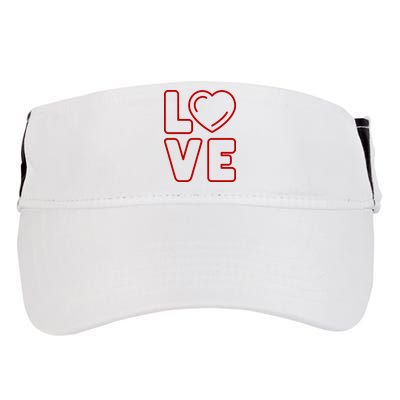 Love Heart Cute Romantic Gift Adult Drive Performance Visor