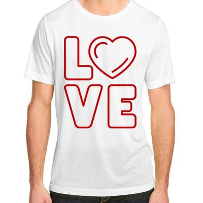 Love Heart Cute Romantic Gift Adult ChromaSoft Performance T-Shirt