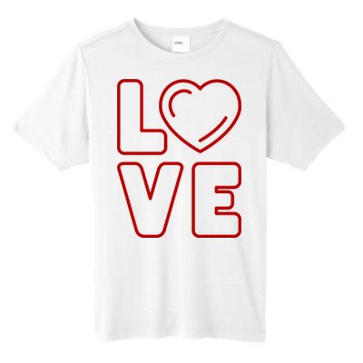 Love Heart Cute Romantic Gift Tall Fusion ChromaSoft Performance T-Shirt