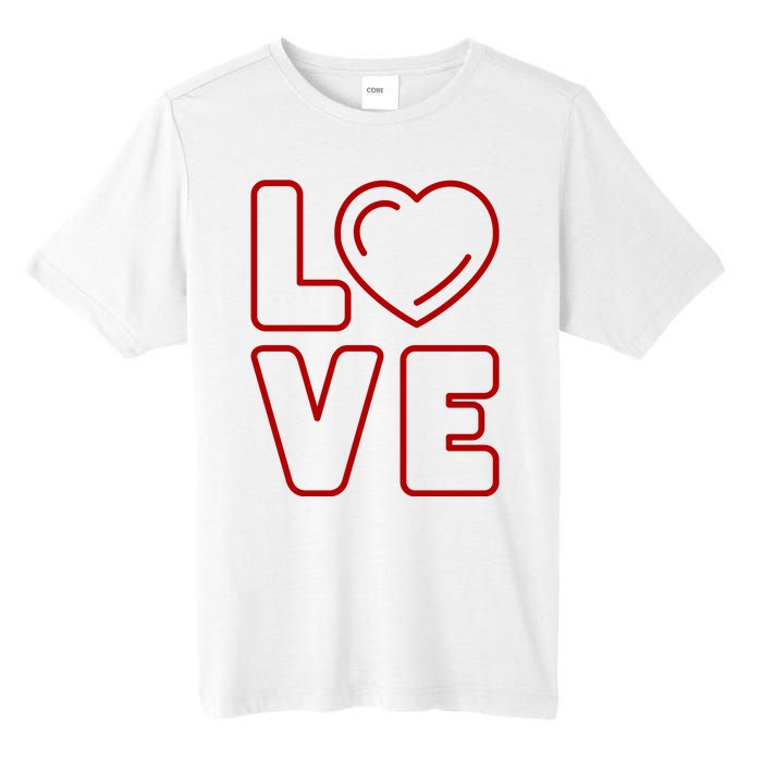 Love Heart Cute Romantic Gift Tall Fusion ChromaSoft Performance T-Shirt