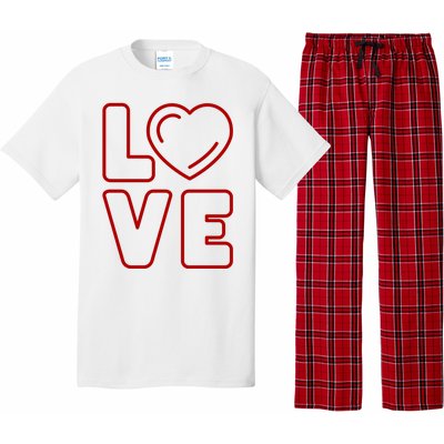 Love Heart Cute Romantic Gift Pajama Set