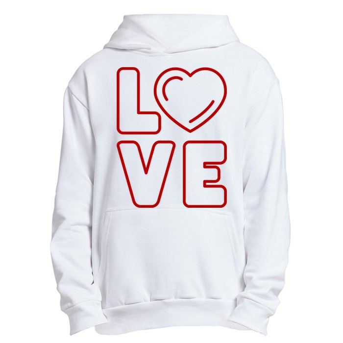 Love Heart Cute Romantic Gift Urban Pullover Hoodie