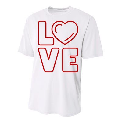 Love Heart Cute Romantic Gift Performance Sprint T-Shirt