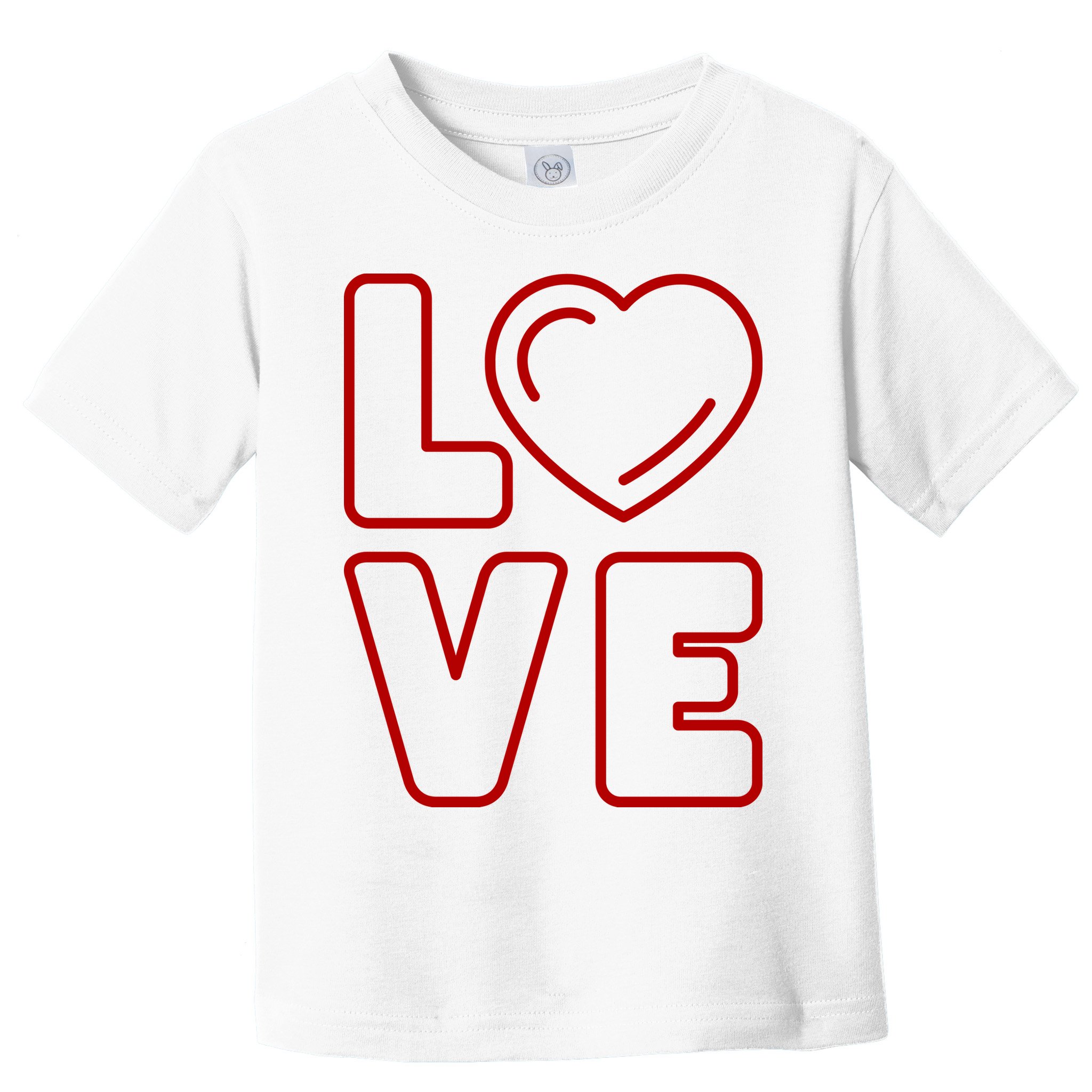 Love Heart Cute Romantic Gift Toddler T-Shirt
