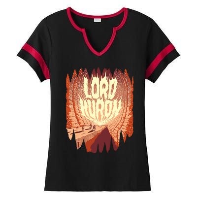 Lord Huron Cave Ladies Halftime Notch Neck Tee