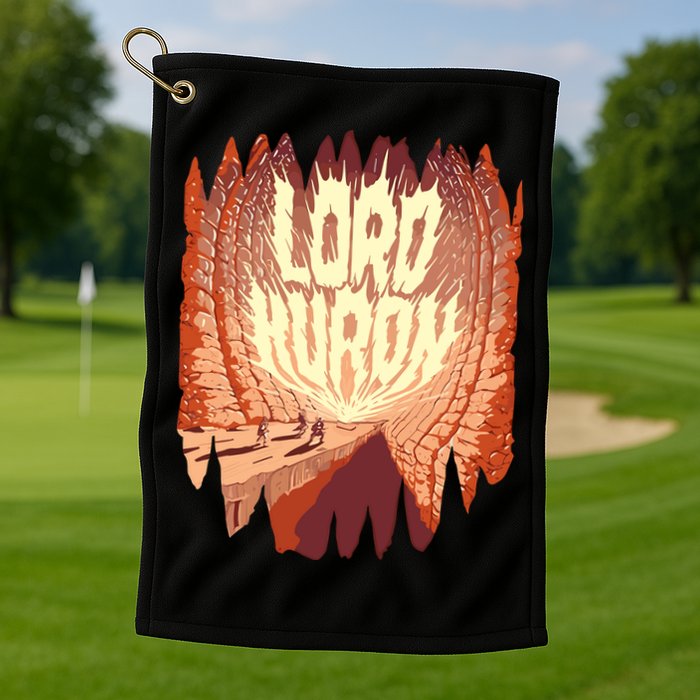 Lord Huron Cave Golf Towel