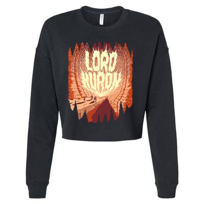 Lord Huron Cave Cropped Pullover Crew