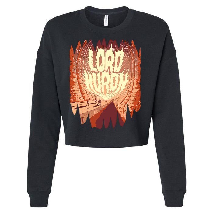 Lord Huron Cave Cropped Pullover Crew