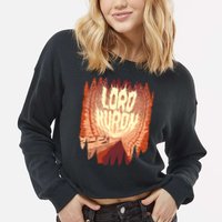 Lord Huron Cave Cropped Pullover Crew