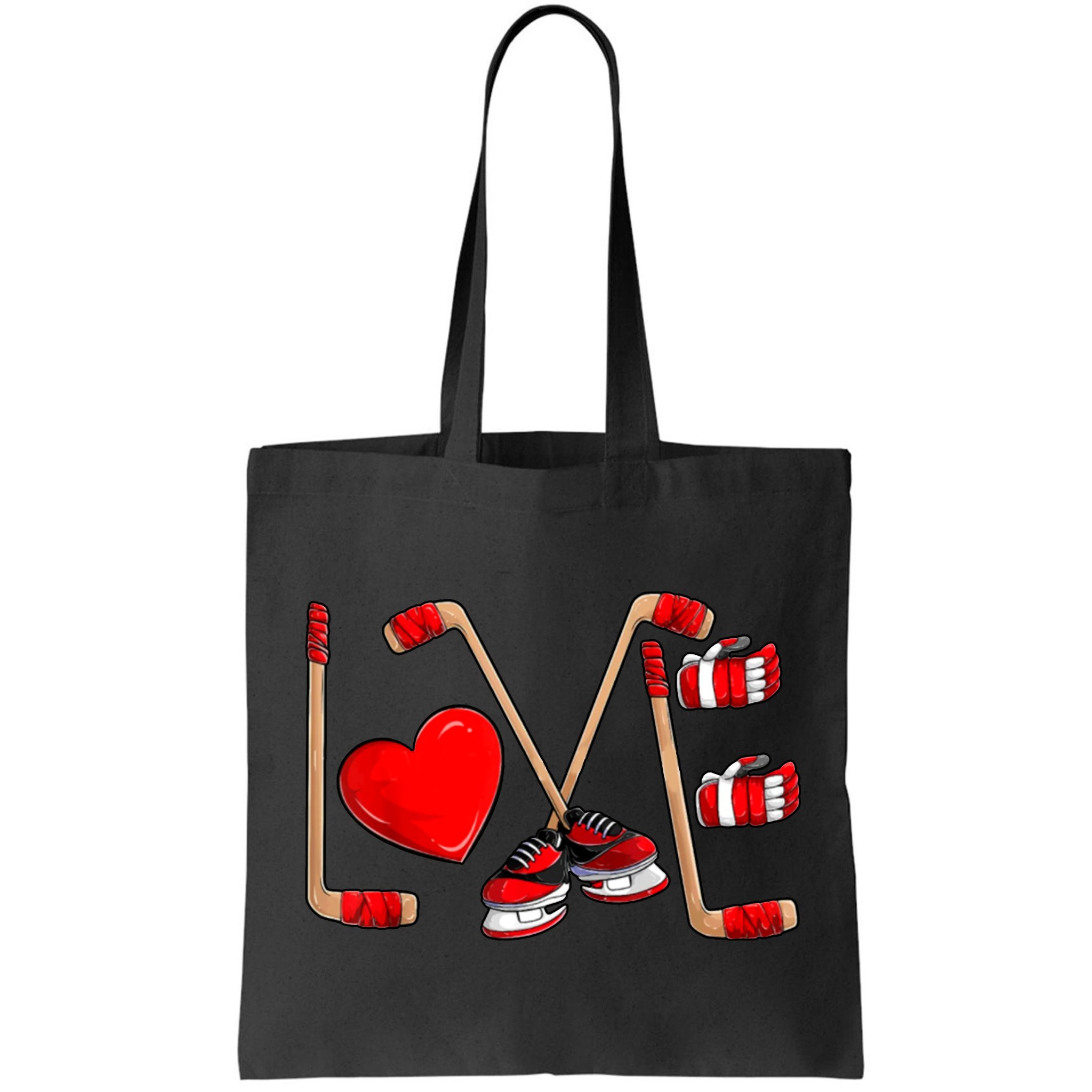 Love Hockey Cute Valentines Bag