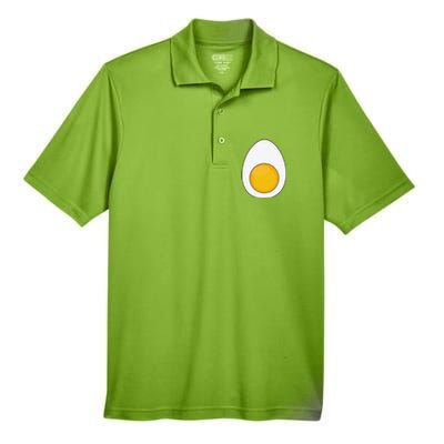 Lazy Halloween Costume Devil Horns Food Lover Deviled Egg Gift Men's Origin Performance Pique Polo