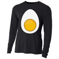 Lazy Halloween Costume Devil Horns Food Lover Deviled Egg Gift Cooling Performance Long Sleeve Crew