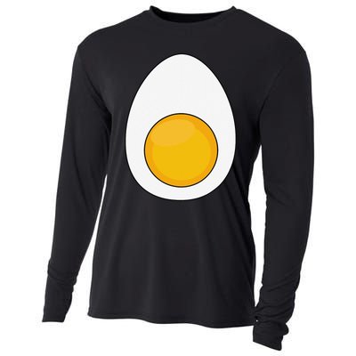 Lazy Halloween Costume Devil Horns Food Lover Deviled Egg Gift Cooling Performance Long Sleeve Crew