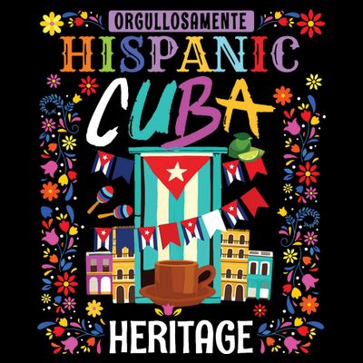 Latin Heritage Cuban Flag Outfit Idea For Women & Cuba Flag T-Shirt