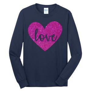 Love Heart Cute Valentine Tall Long Sleeve T-Shirt