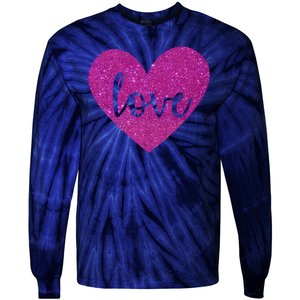 Love Heart Cute Valentine Tie-Dye Long Sleeve Shirt