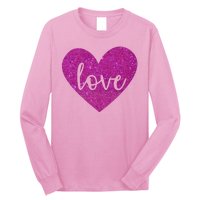 Love Heart Cute Valentine Long Sleeve Shirt