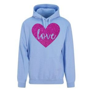 Love Heart Cute Valentine Unisex Surf Hoodie