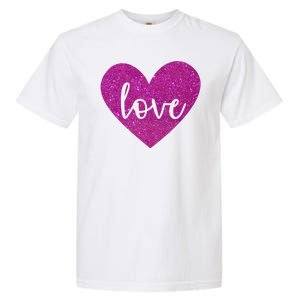 Love Heart Cute Valentine Garment-Dyed Heavyweight T-Shirt