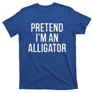 Lazy Halloween Costume Gift Pretend Im An Alligator T-Shirt