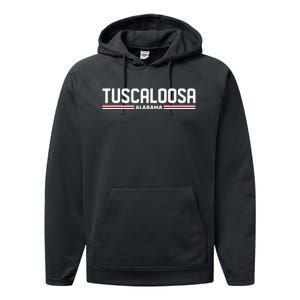 Loving Home City Tuscaloosa Alabama Performance Fleece Hoodie