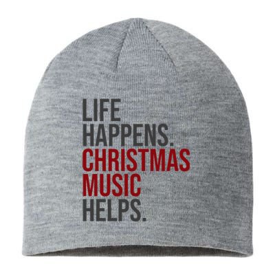 Life Happens Christmas Music Helps Sustainable Beanie