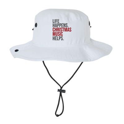 Life Happens Christmas Music Helps Legacy Cool Fit Booney Bucket Hat