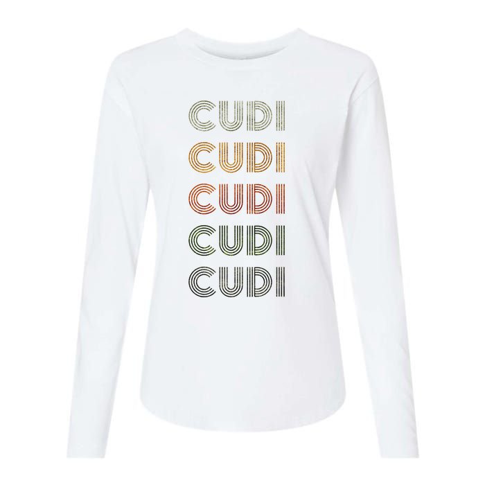 Love Heart Cudi Grunge Vintage Style Black Cudi Womens Cotton Relaxed Long Sleeve T-Shirt