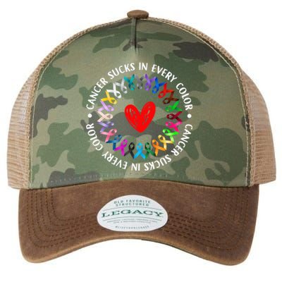 Love Hope Cure Cancer Awareness World Cancer Legacy Tie Dye Trucker Hat