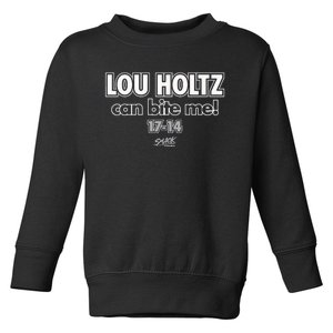 Lou Holtz Can Bite Me Toddler Sweatshirt