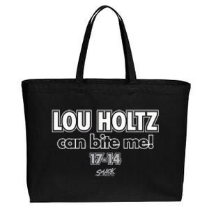 Lou Holtz Can Bite Me Cotton Canvas Jumbo Tote