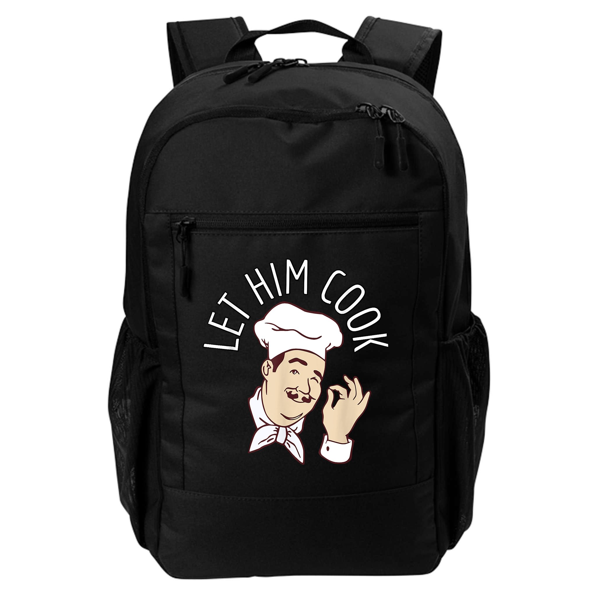 Let Him Cook Meme Backpack