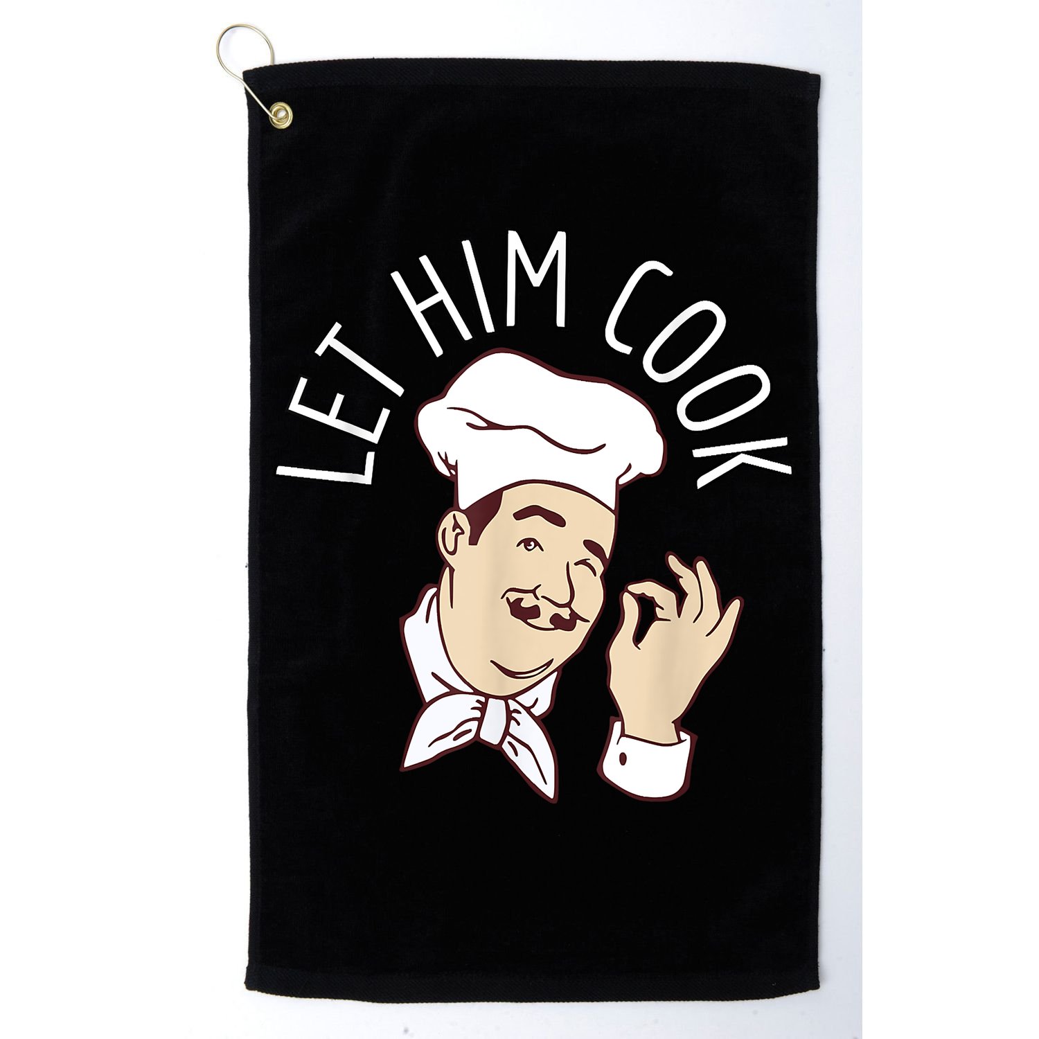 Let Him Cook Meme Golf Towel